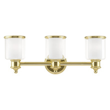 Livex Lighting 40213-02 - 3 Lt Polished Brass Bath Vanity