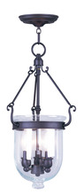 Livex Lighting 5063-07 - 3 Light Bronze Chain Lantern
