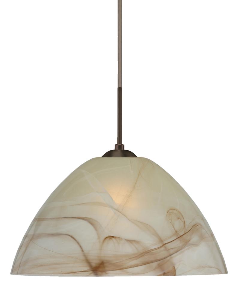 Besa Tessa LED Pendant Mocha Bronze 1x9W LED