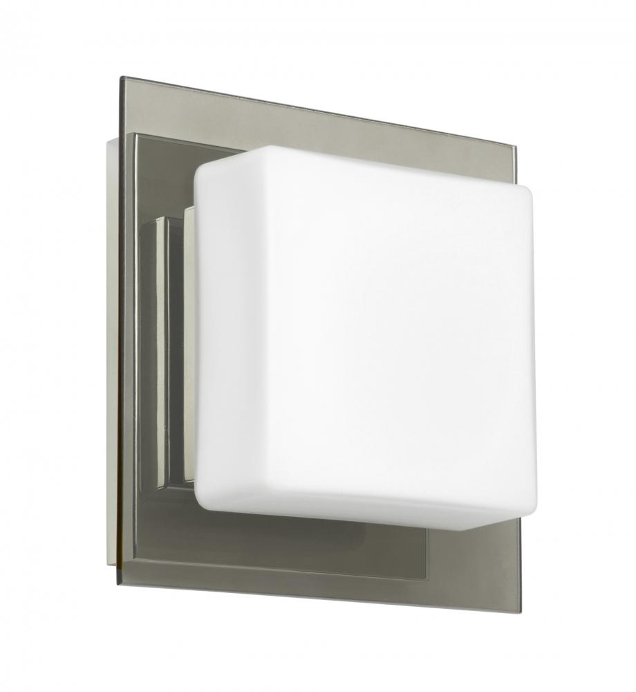 Besa Wall Alex Chrome Opal/Smoke 1x5W LED