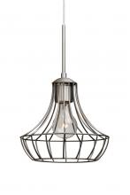 Besa Lighting 1JT-SPEZ07-SN - Besa Pendant Spezza 7 Satin Nickel 1x100W Medium Base