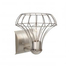 Besa Lighting 1WZ-SPEZZA-SN - Besa Wall Spezza Satin Nickel 1x100W Medium Base