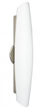 Besa Lighting 272907-SN - Besa Wall Aero 21 Satin Nickel Opal Matte 3x60W A15