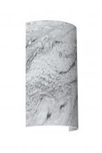 Besa Lighting 7042MG-LED-WH - Besa Tamburo LED Wall Marble Grigio White 1x8W LED