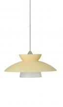 Besa Lighting XP-271897-SN - Besa Pendant Trilo 7 Satin Nickel Champagne 1x50W Halogen