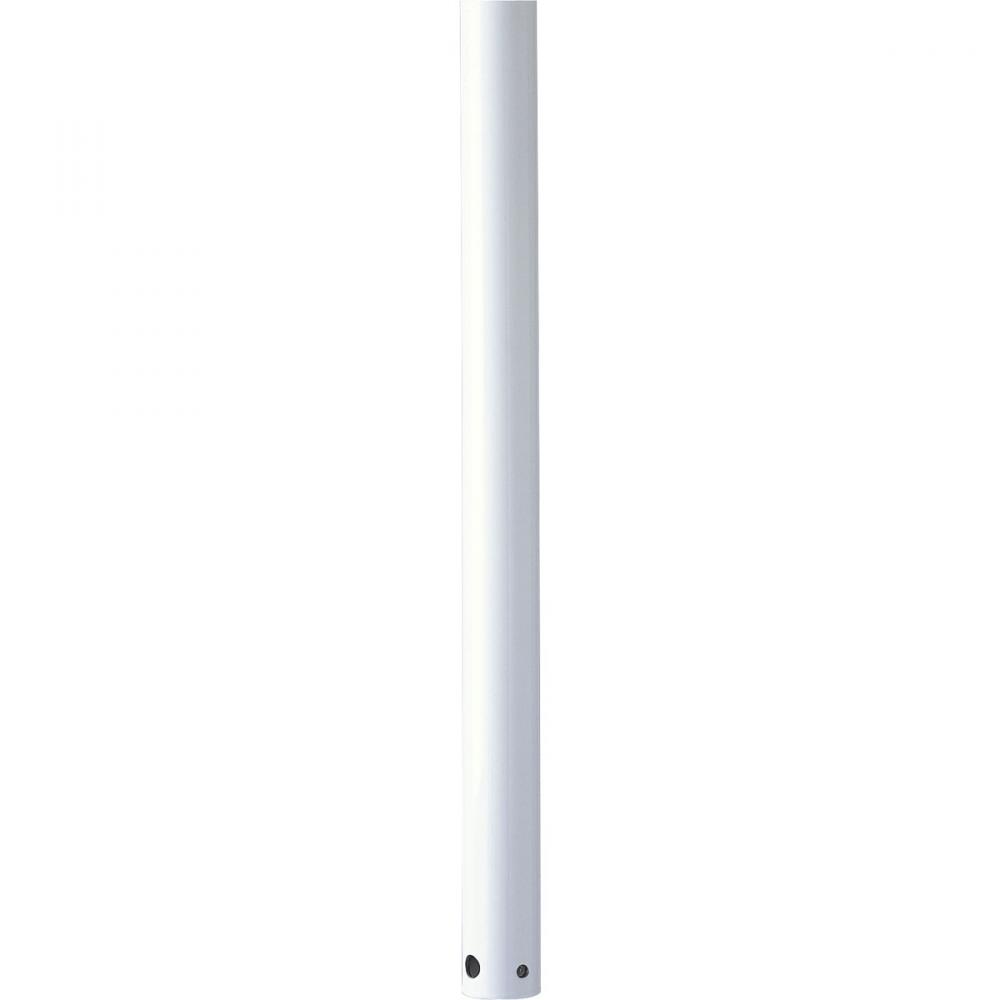 AirPro Collection 18 In. Ceiling Fan Downrod in White
