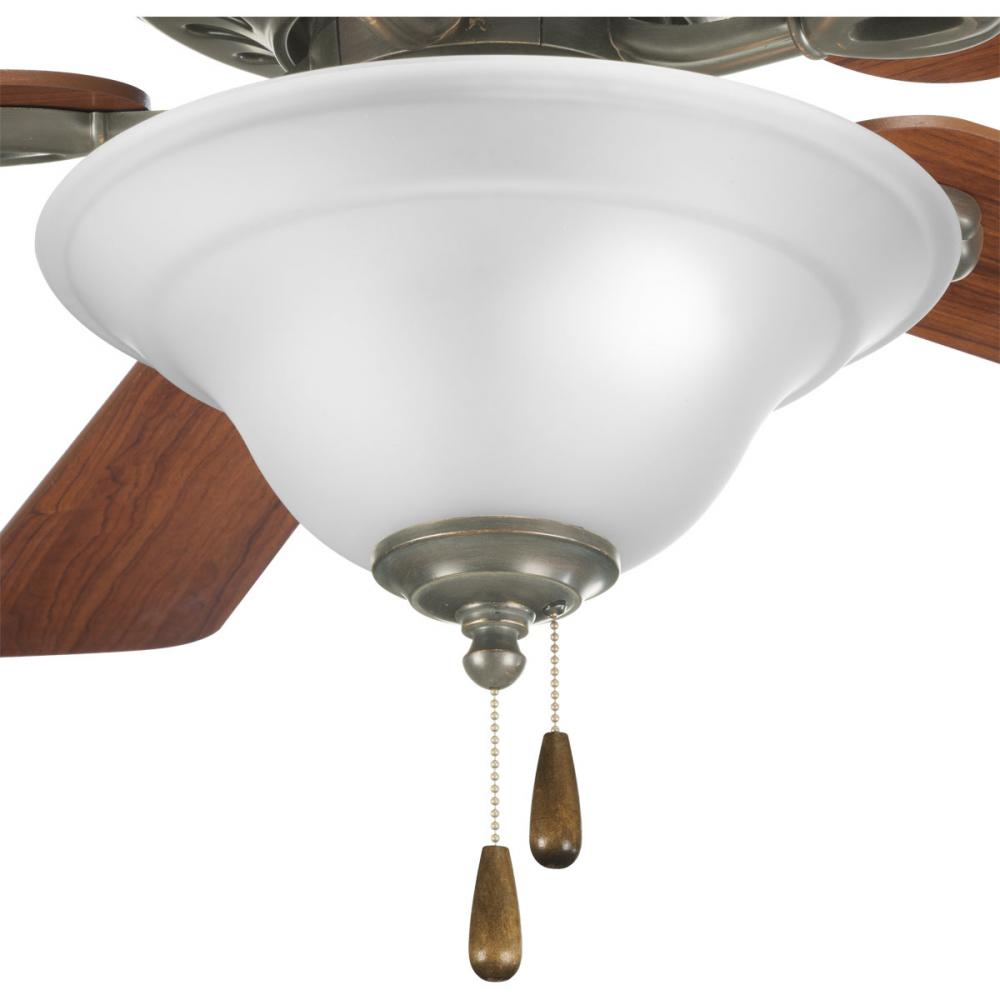 Trinity Collection Three-Light Ceiling Fan Light