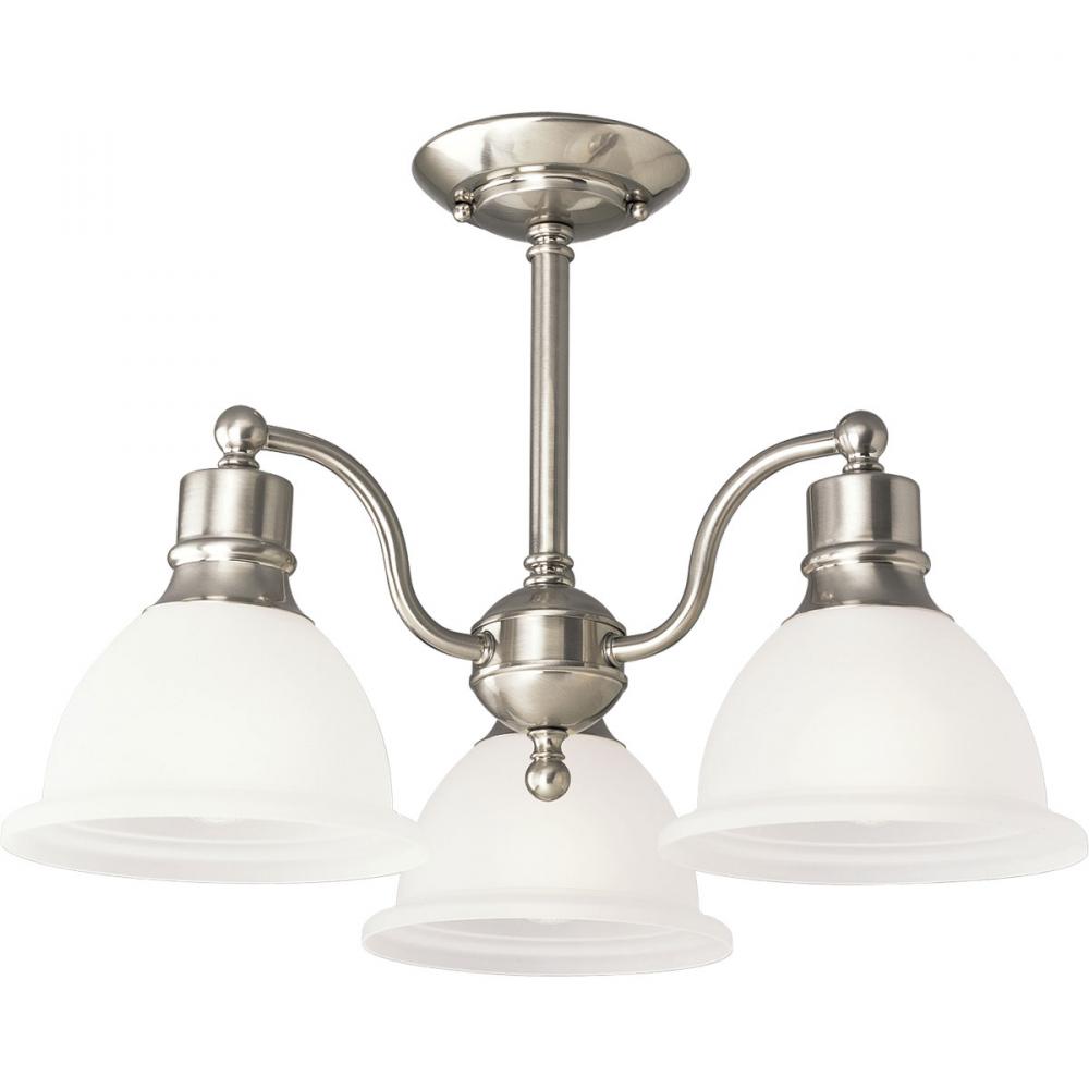 Madison Collection Three-Light 20-3/4" Close-to-Ceiling