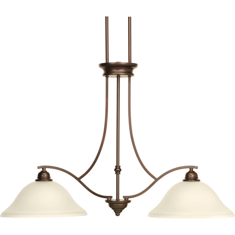 Spirit Collection Two-Light Linear Island Chandelier