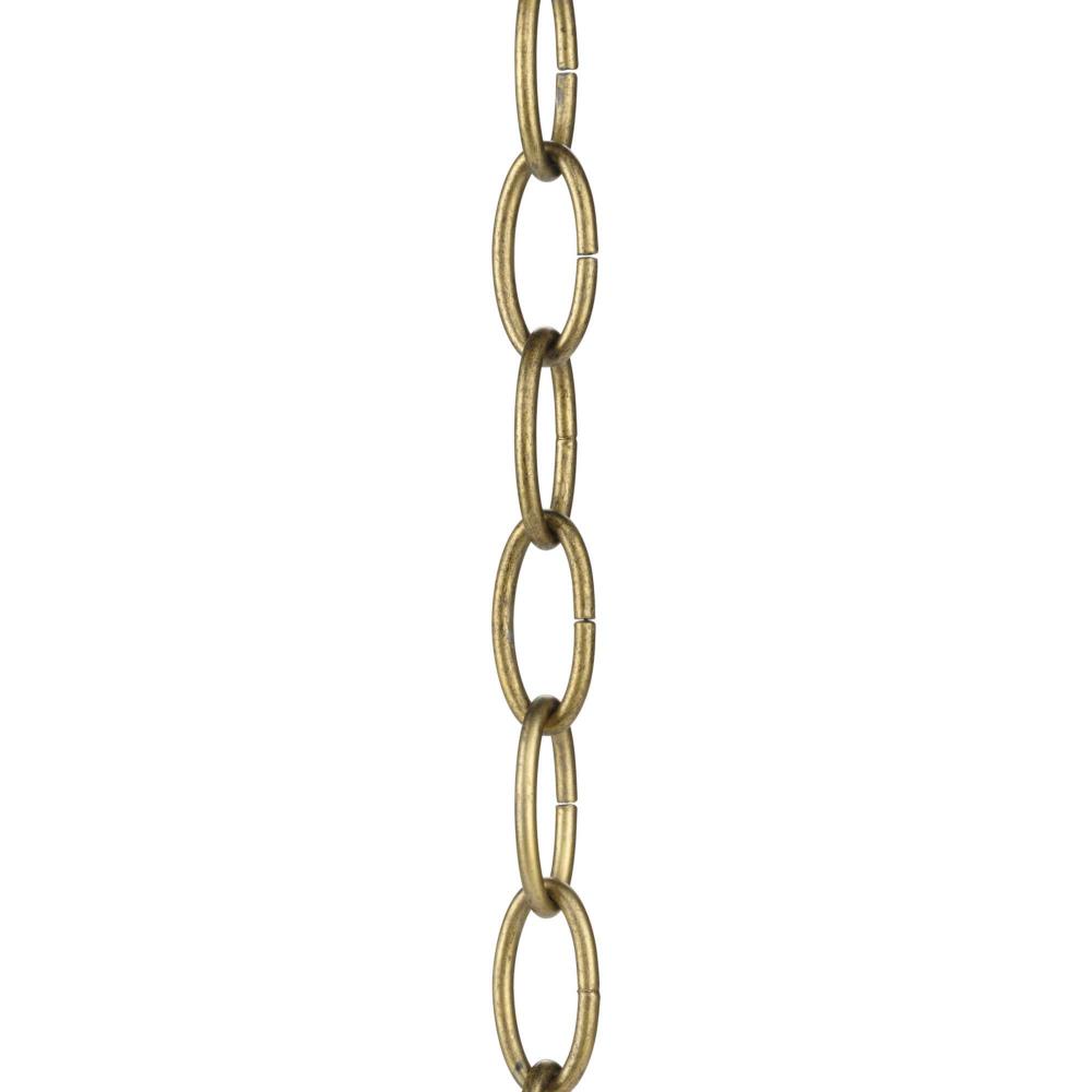 48-Inch 9-gauge Distressed Brass Accessory Chain