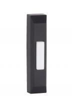 Craftmade PB5004-FB - Surface Mount LED Lighted Push Button, Thin Rectangle Profile in Flat Black