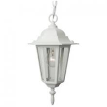 Craftmade Z151-TW - Straight Glass Cast 1 Light Outdoor Pendant in Textured White