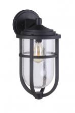 Craftmade ZA4724-MN - Voyage 1 Light Large Outdoor Wall Lantern in Midnight