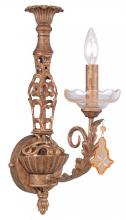 Crystorama 5661-EG - 1 Light Etruscan Gold Eclectic Sconce
