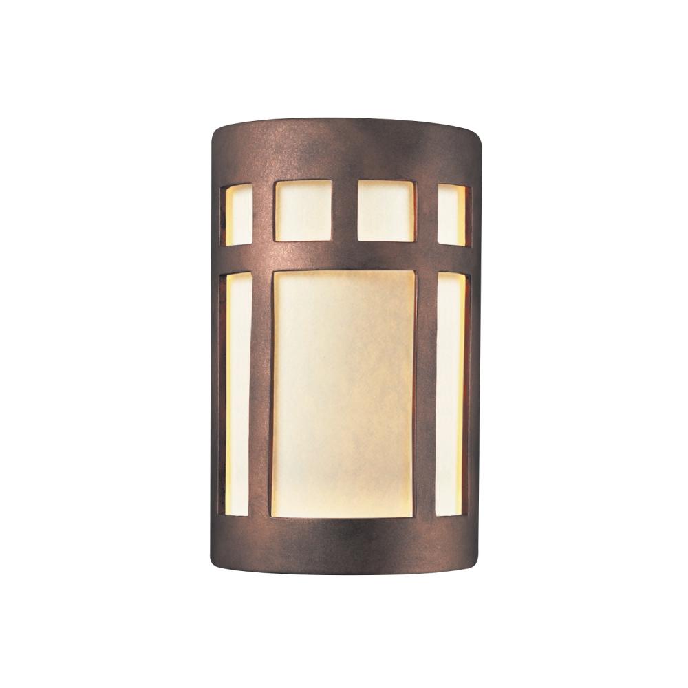 Small ADA Prairie Window LED Wall Sconce - Open Top & Bottom (Outdoor)
