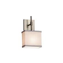 Justice Design Group FAB-8417-55-WHTE-NCKL - Union ADA 1-Light Wall Sconce