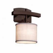 Justice Design Group FAB-8597-30-WHTE-DBRZ - Archway ADA 1-Light Wall Sconce