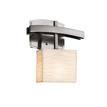 Justice Design Group PNA-8597-55-WAVE-NCKL - Archway ADA 1-Light Wall Sconce