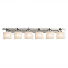 Justice Design Group FSN-8506-30-OPAL-NCKL - Argyle 6-Light Bath Bar