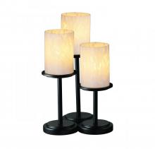 Justice Design Group FSN-8797-10-MROR-MBLK - Dakota 3-Light Table Lamp