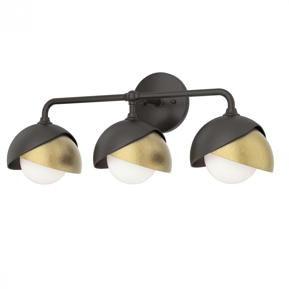 Brooklyn 3-Light Double Shade Bath Sconce