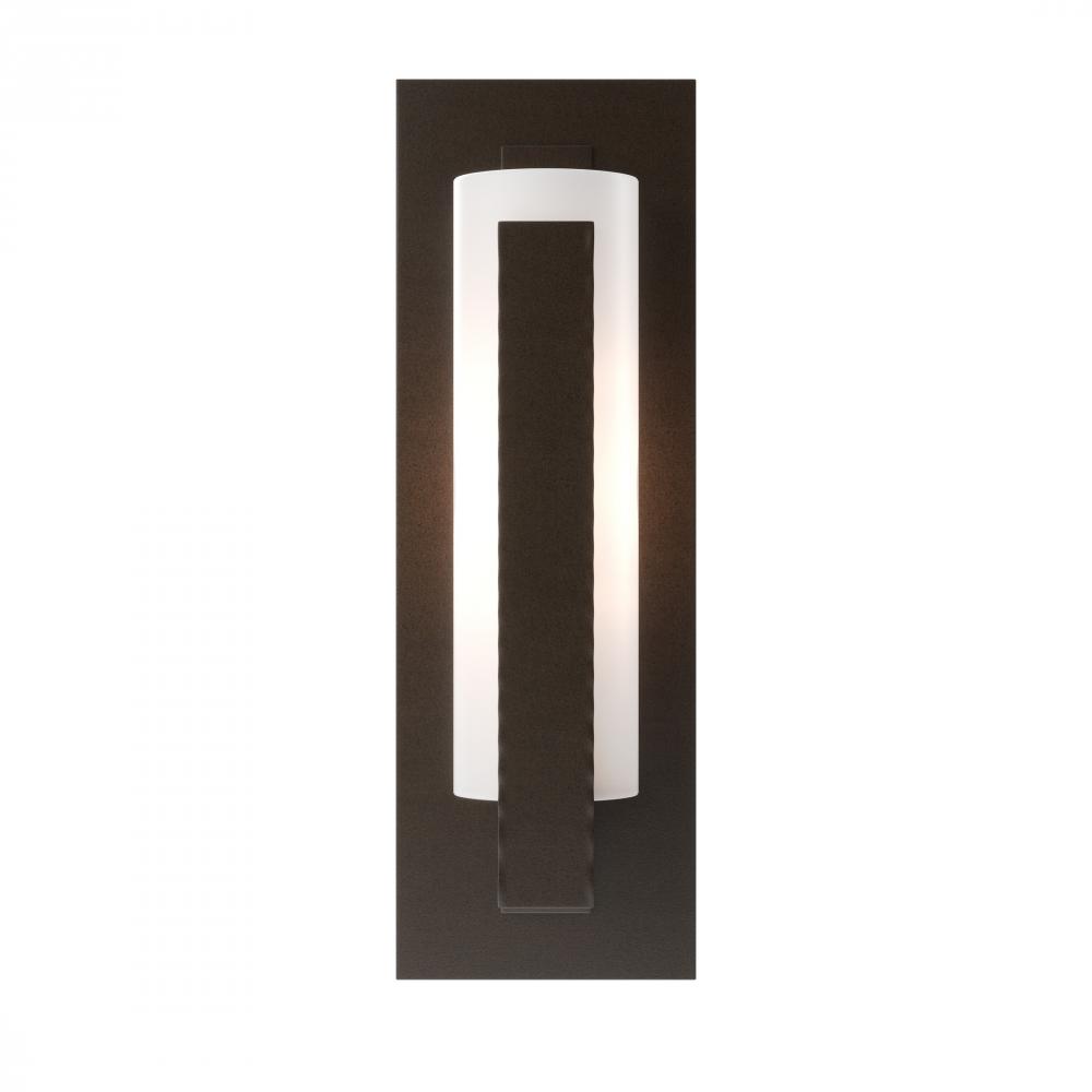 Forged Vertical Bar Sconce - Steel Backplate
