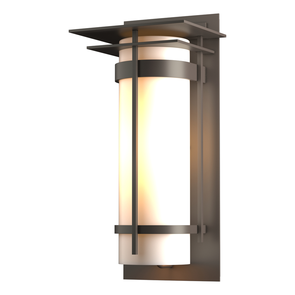 Banded with Top Plate Large Outdoor Sconce