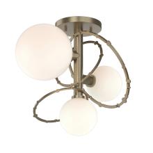 Hubbardton Forge 121360-SKT-84-GG0712 - Olympus 3-Light Semi-Flush