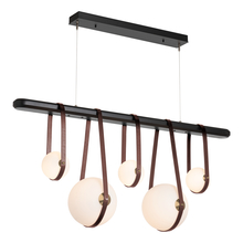 Hubbardton Forge 131046-LED-STND-10-27-LB-WB-GG0701 - Derby Linear 5-Light LED Pendant