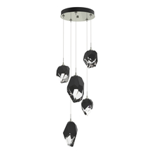 Hubbardton Forge 131139-SKT-LONG-85-BP0756 - Chrysalis 5-Light Mixed Crystal Pendant