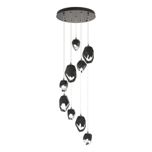 Hubbardton Forge 131142-SKT-LONG-07-BP0756 - Chrysalis 9-Light Mixed Crystal Pendant