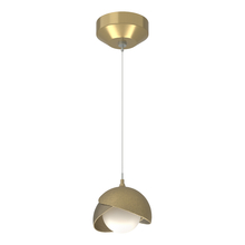 Hubbardton Forge 161183-SKT-STND-86-84-GG0711 - Brooklyn Double Shade Low Voltage Mini Pendant