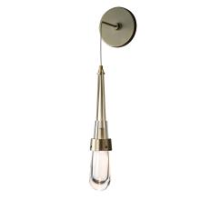 Hubbardton Forge 201395-SKT-86-ZM0434 - Link Clear Glass Low Voltage Sconce