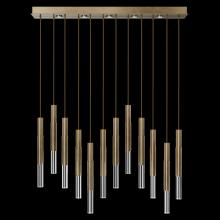 Fine Art Handcrafted Lighting 100019-310 - Antonia 61"W Rectangular  Pendant