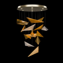 Fine Art Handcrafted Lighting 100120-53 - Volo 36"W Round Pendant